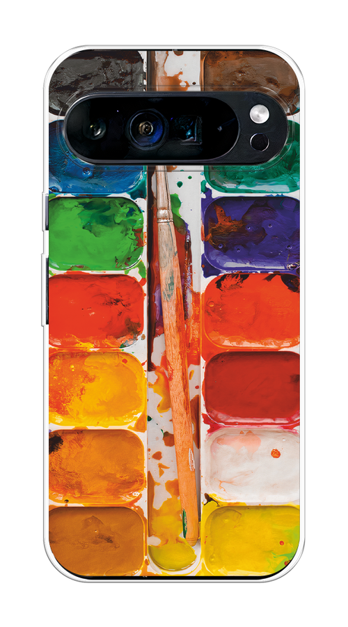 

Чехол на Google Pixel 9 Pro XL "Акварель", Красный;желтый;синий, 272150-1