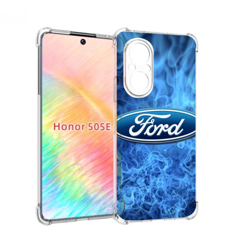 

Чехол бампер MyPads ford-форд-22 м для Honor 50 SE противоударный, Прозрачный, Tocco