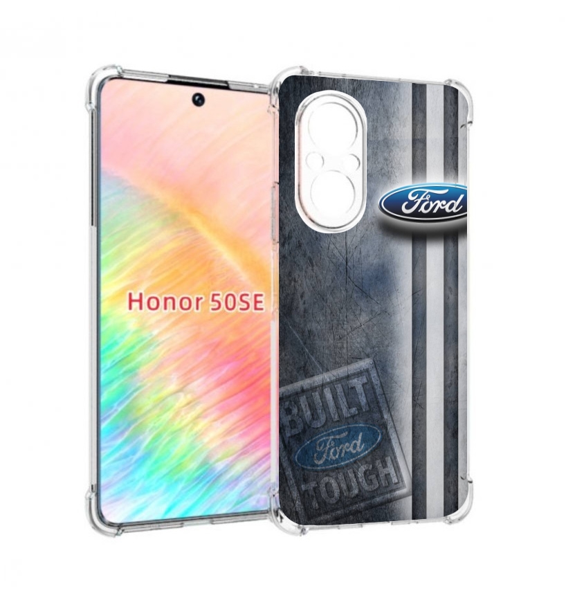 

Чехол бампер MyPads ford форд 2 для Honor 50 SE противоударный, Прозрачный, Tocco
