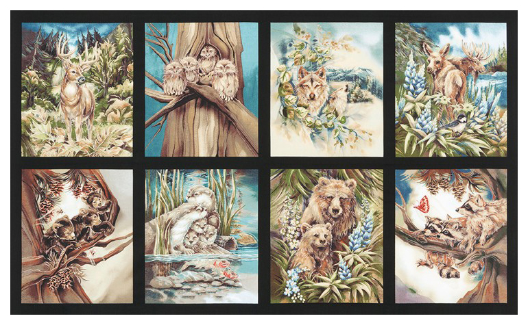 

Ткань Peppy North american wildlife 5 ABK-16631-169 EARTH 60x110 см 146+/-5 г/м2