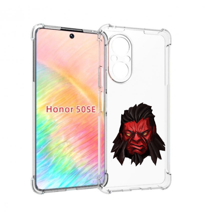 Чехол бампер MyPads dota-2-axe для Honor 50 SE противоударный