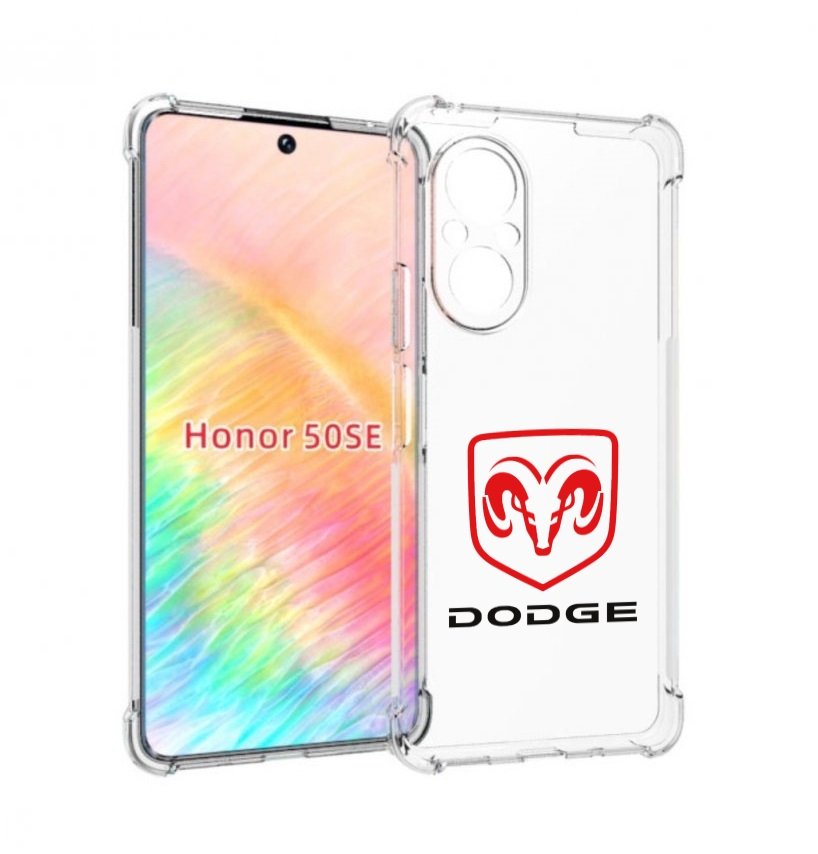Чехол бампер MyPads dodge-2 мужской для Honor 50 SE противоударный