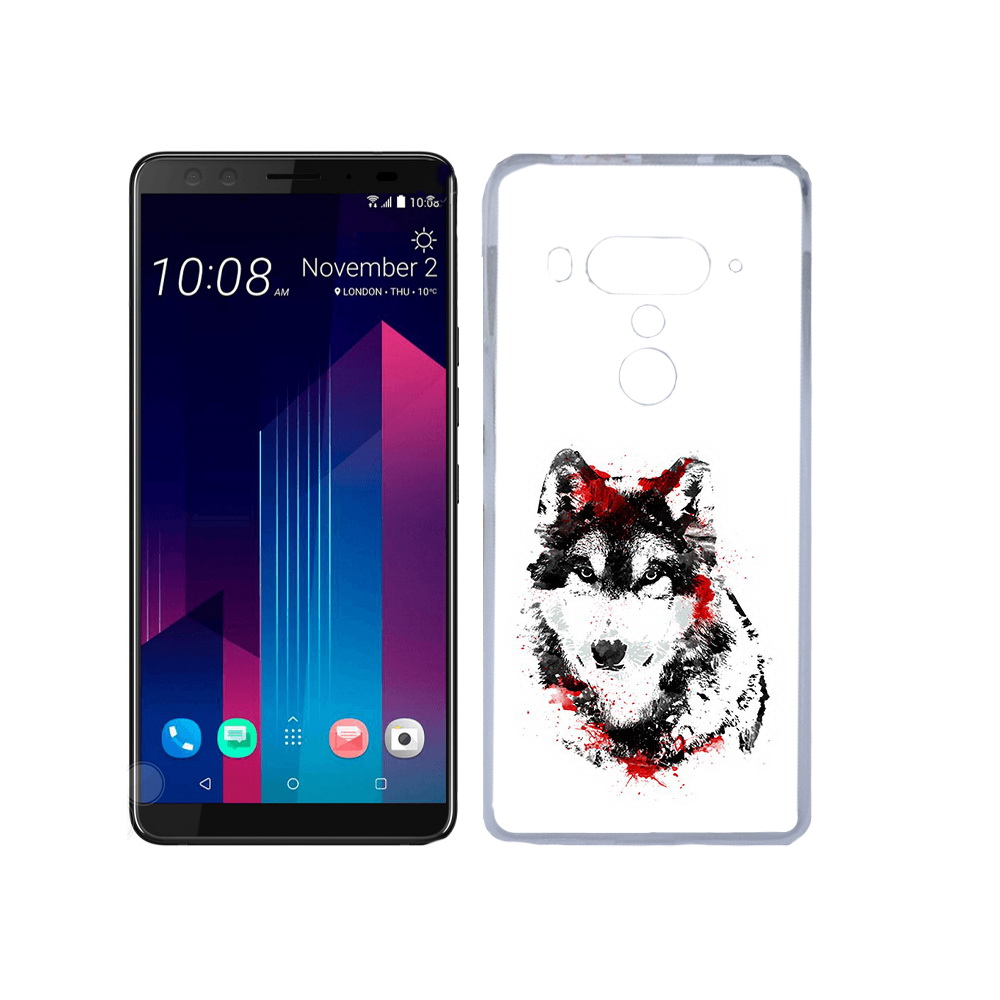 

Чехол MyPads Tocco для HTC U12+ кровавый волк, Прозрачный, Tocco