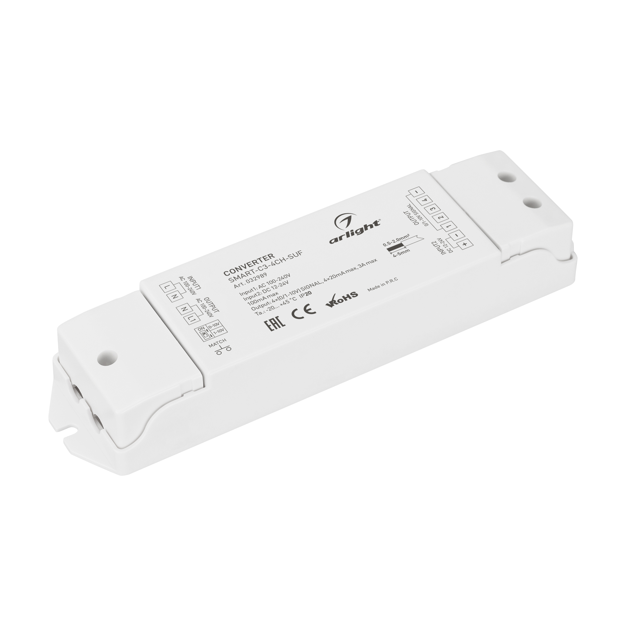 

Конвертер Arlight Smart-C3-4CH-Suf 032989, Белый