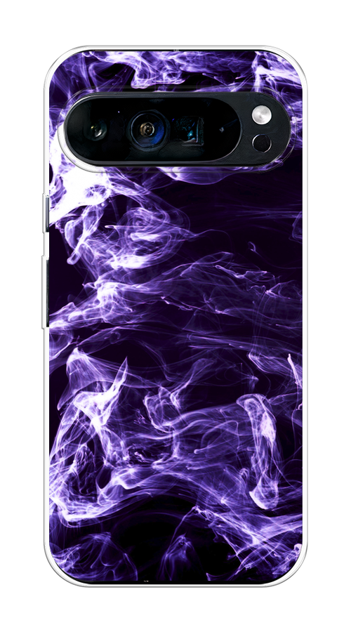 

Чехол на Google Pixel 9 Pro XL "Фиолетовый дым", Фиолетовый;белый;черный, 272150-1