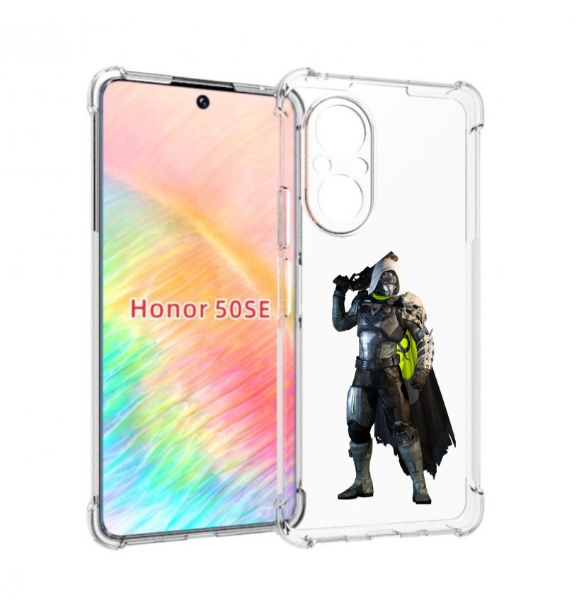 

Чехол бампер MyPads destiny-2-hunter для Honor 50 SE противоударный, Прозрачный, Tocco