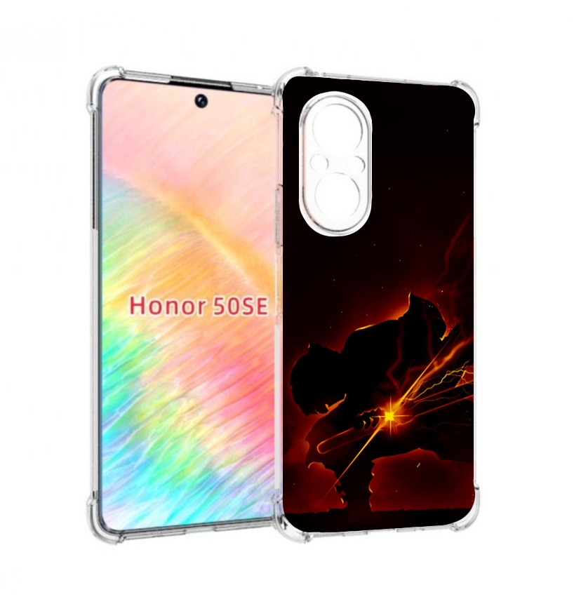 

Чехол бампер MyPads demon-slayer-зеницу для Honor 50 SE противоу, Прозрачный, Tocco