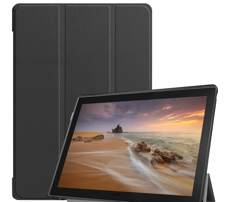 фото Чехол-обложка mypads для lenovo tab e10 tb-x104n/f с трансформацией в подставку черный