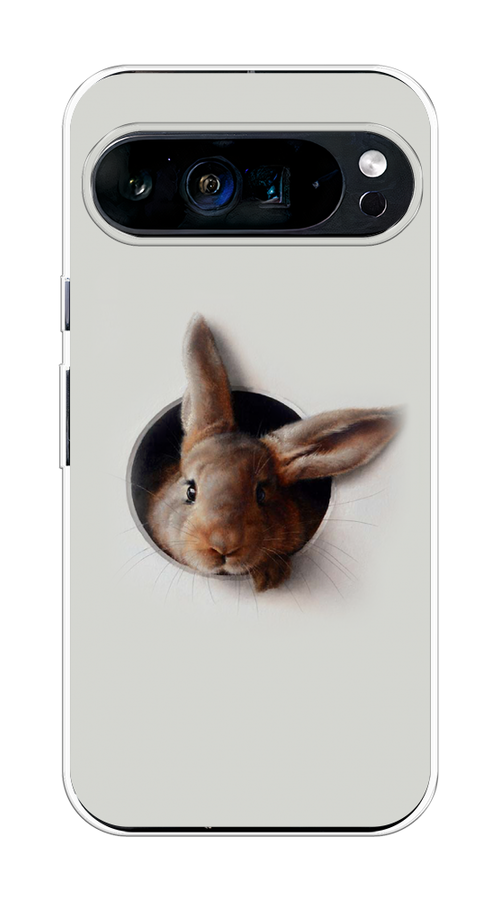 

Чехол на Google Pixel 9 Pro XL "Любопытный кролик", Серый;коричневый, 272150-1