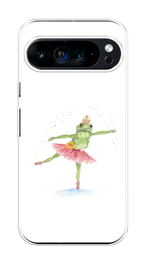

Чехол на Google Pixel 9 Pro XL "Лягушка-балерина", Зеленый, 272150-1