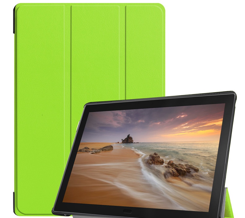 

Чехол-обложка MyPads для Lenovo Tab E10 TB-X104N/F с трансформацией в подставку зеленый