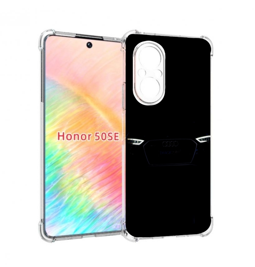 

Чехол бампер MyPads audi ауди 3 мужской для Honor 50 SE противоу, Прозрачный, Tocco