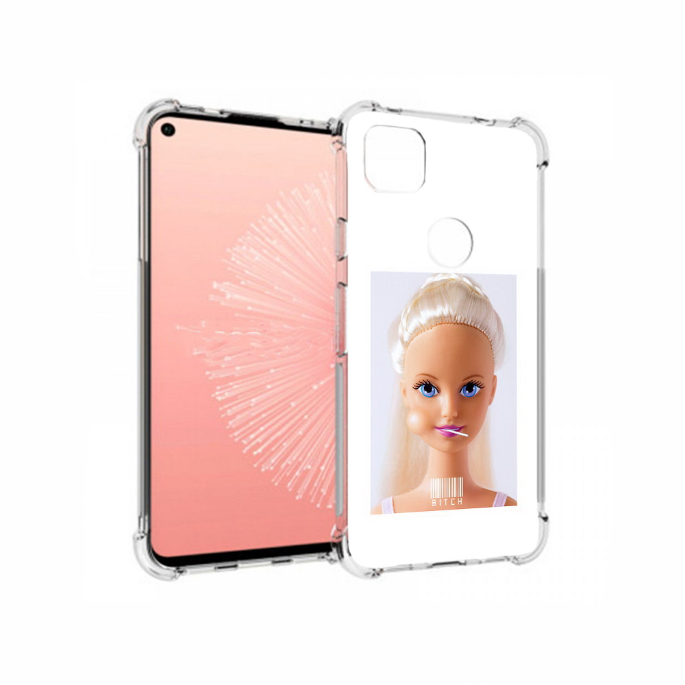 

Чехол MyPads Tocco для Google Pixel 4A барби, Прозрачный, Tocco