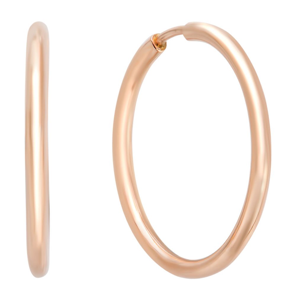 

Серьги из красного золота без вставки 585Gold 402003041, 402003041