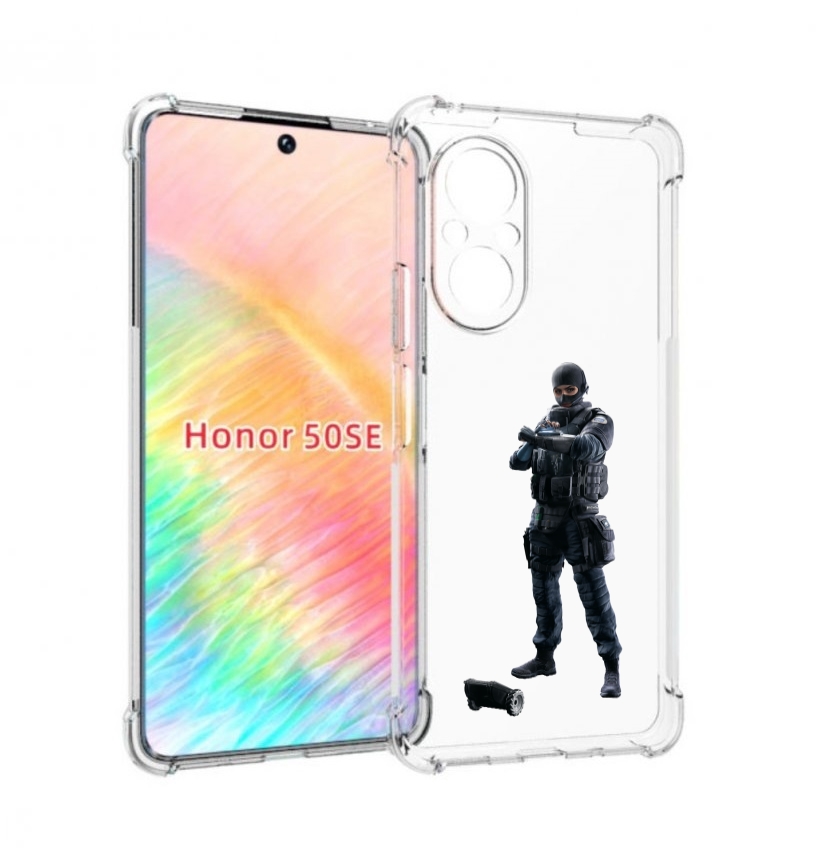 

Чехол бампер MyPads Tom-Clancy's-Rainbow-Six-1 для Honor 50 SE п, Прозрачный, Tocco
