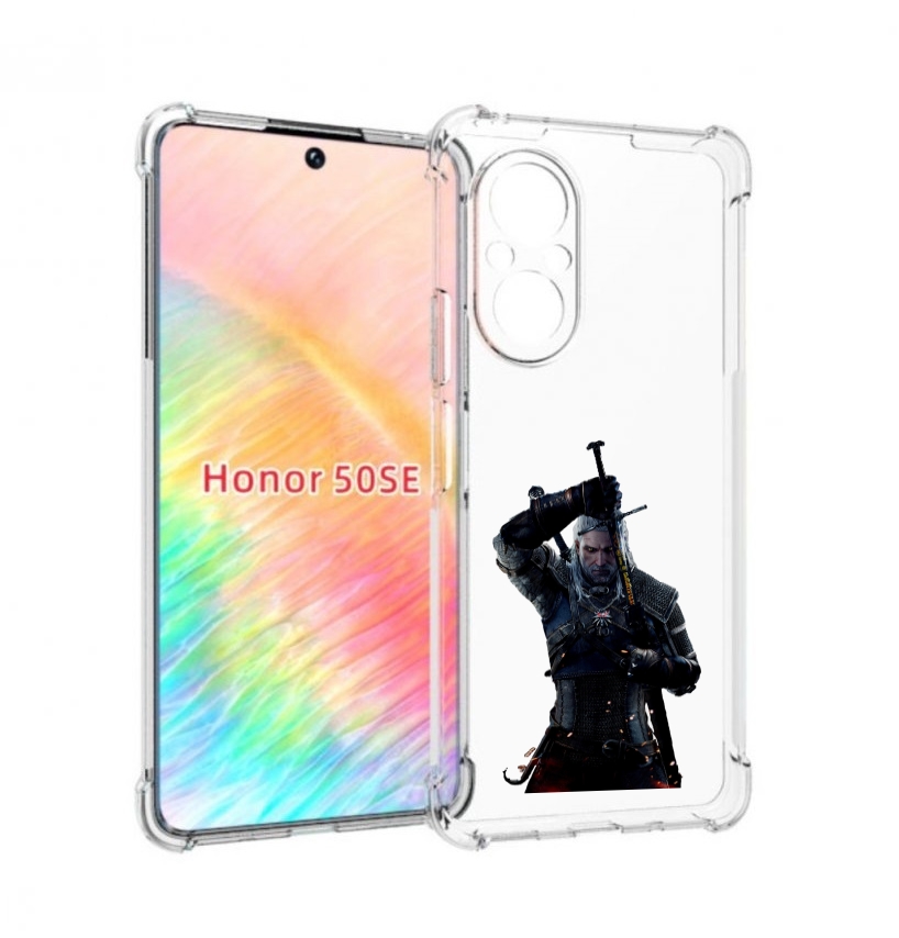 

Чехол бампер MyPads The-Witcher-3-Ведьмак для Honor 50 SE против, Прозрачный, Tocco