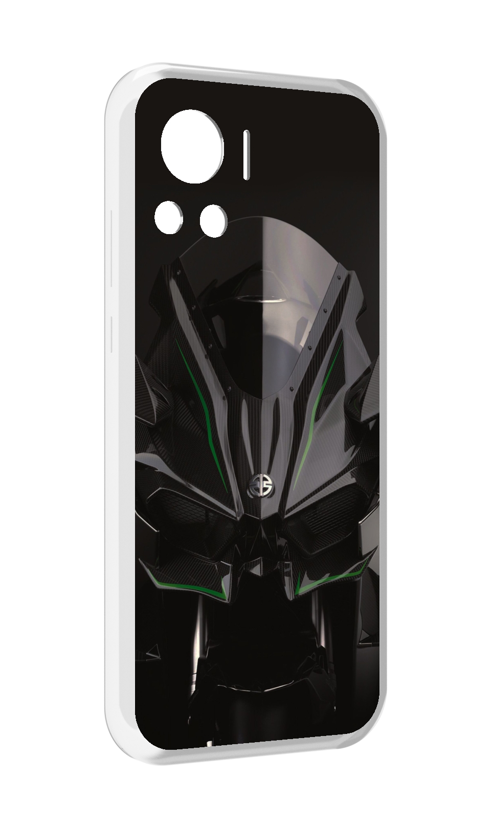 

Чехол MyPads кавасаки мото для Motorola Edge 30 Ultra, Прозрачный, Tocco