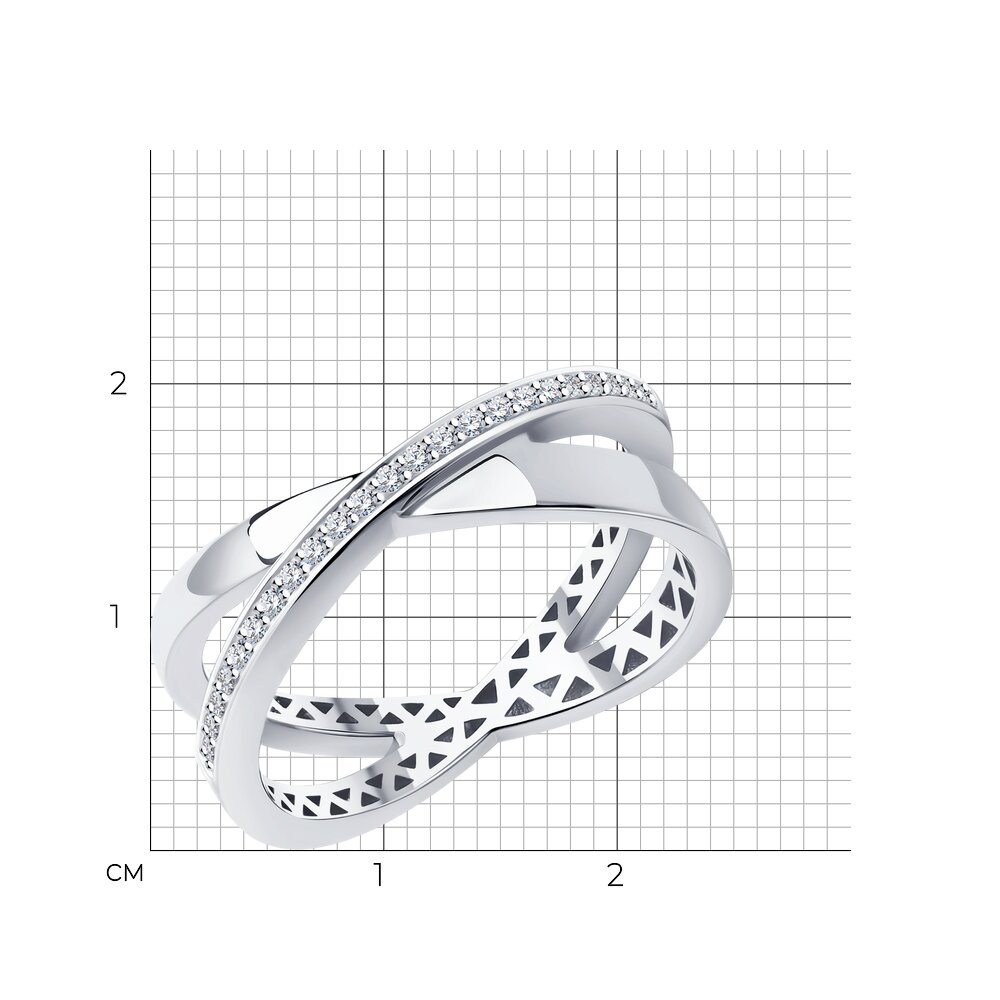 

Кольцо из золота р. 17,5 SOKOLOV Diamonds 1012433-3, бриллиант, 1012433-3