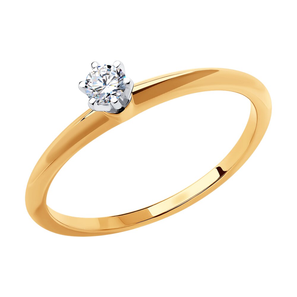 

Кольцо из золота р. , SOKOLOV Diamonds 1012419, бриллиант, 1012419