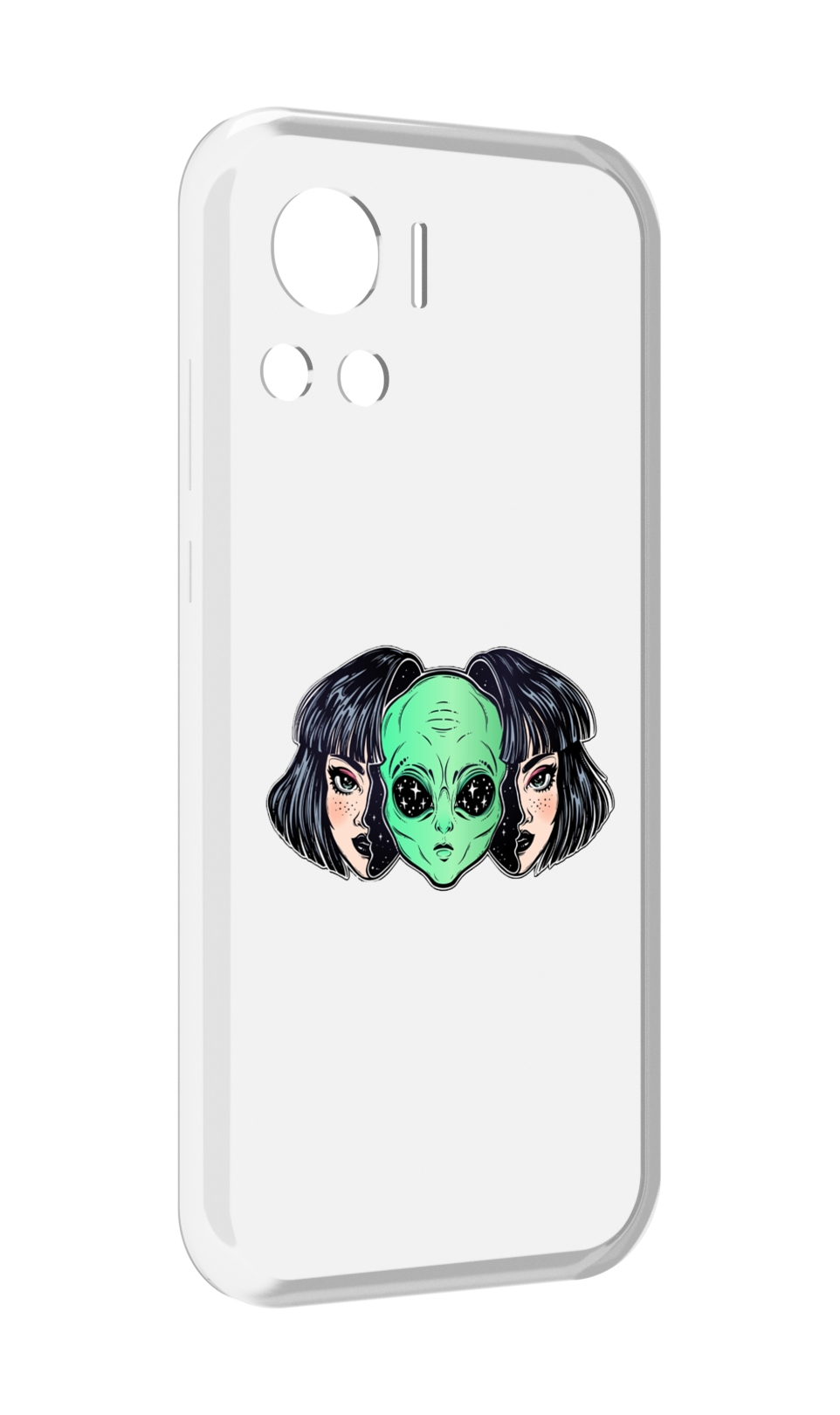 

Чехол MyPads инопланетянин в девочке женский для Motorola Edge 30 Ultra, Прозрачный, Tocco