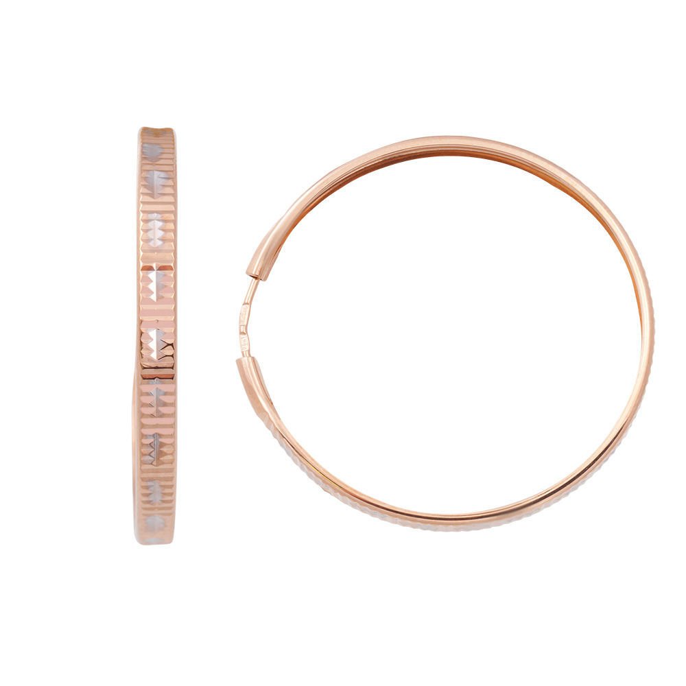 

Серьги из красного золота без вставки 585Gold 402001403, 402001403