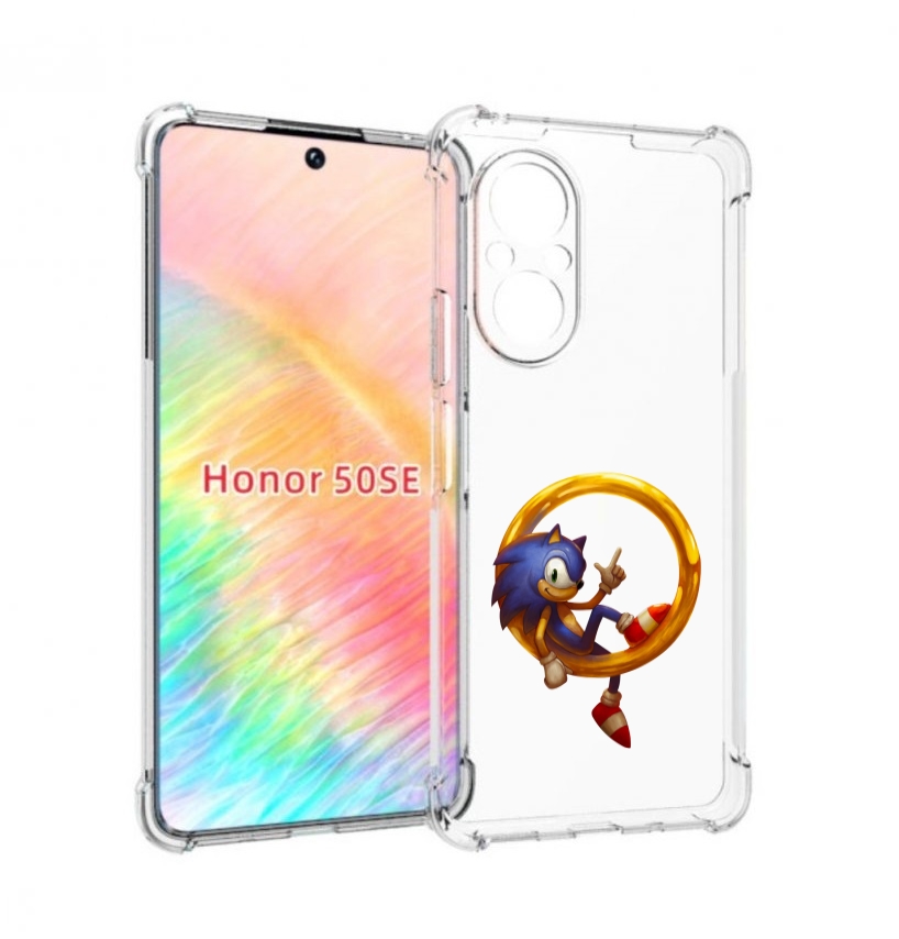 

Чехол бампер MyPads Sonic-R для Honor 50 SE противоударный, Прозрачный, Tocco