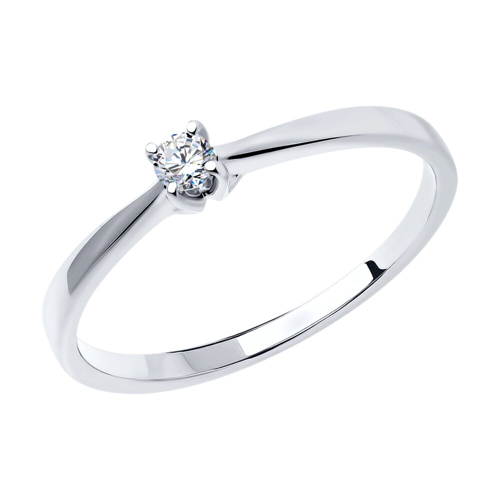 

Кольцо из золота р. , SOKOLOV Diamonds 1012410-3-66, бриллиант, 1012410-3-66