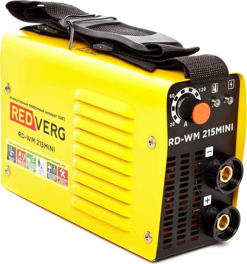 Сварочный аппарат REDVERG RD-WM 215MINI, инвертор аппарат сварочный бестрансформаторный redverg rd wm 200