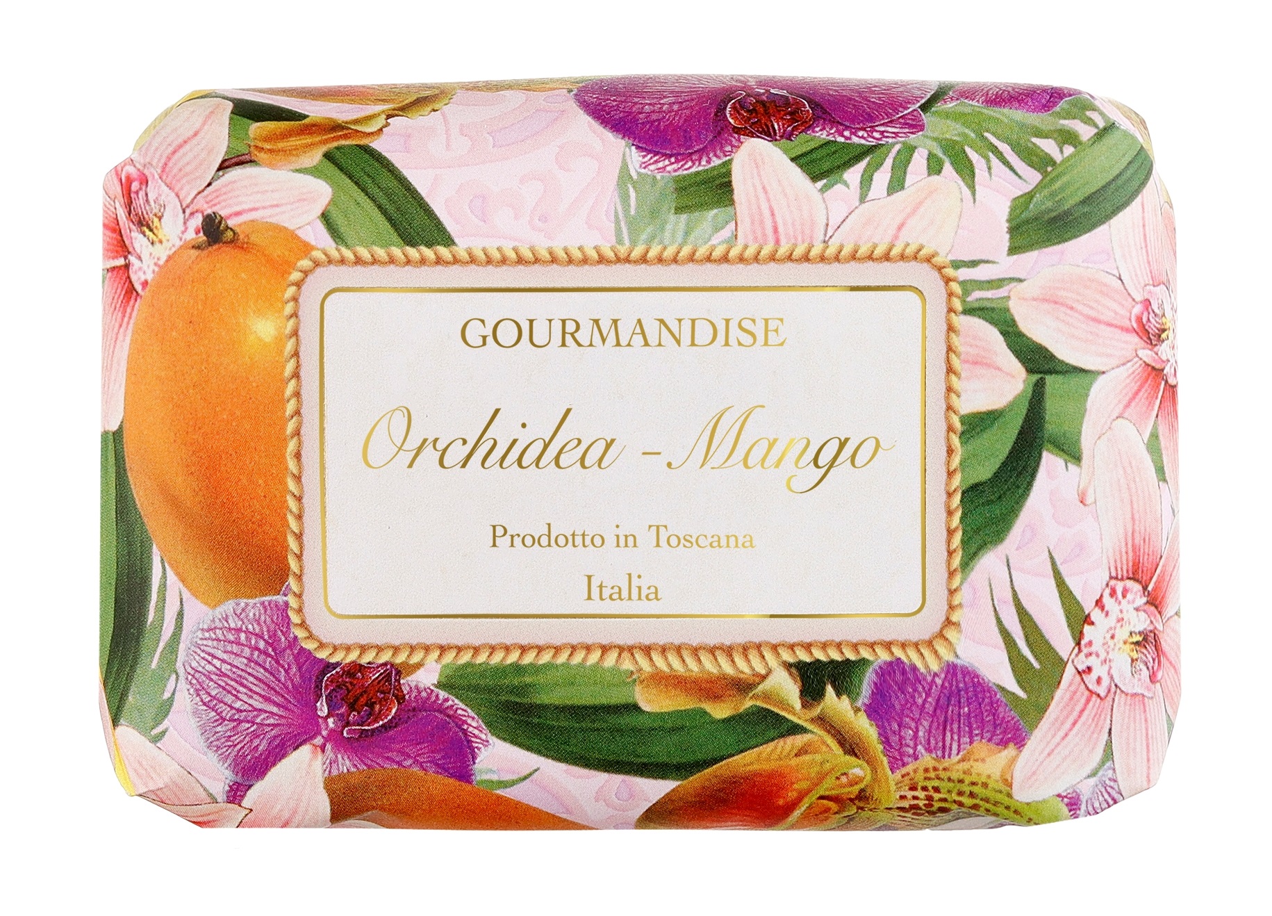 Натуральное мыло Gourmandise Savon Parfume Orchidea-Mango