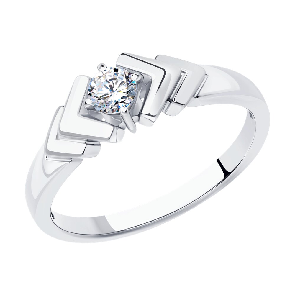 

Кольцо из золота р.  SOKOLOV Diamonds 1012393-3, бриллиант, 1012393-3