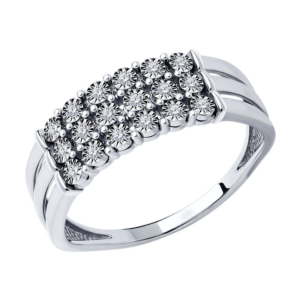 

Кольцо из золота р. 16,5 SOKOLOV Diamonds 1012392-3, бриллиант, 1012392-3
