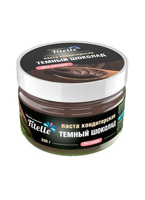 

Паста кондитерская Fittele Темный шоколад, без сахара 330 г