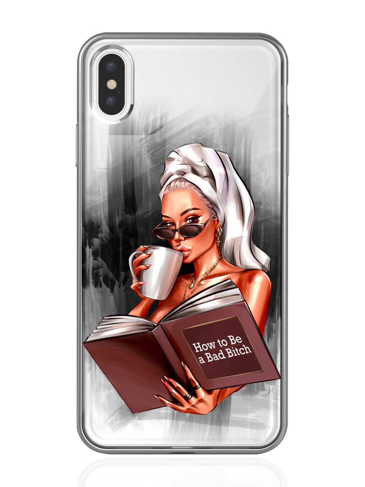 фото Чехол musthavecase для iphone xs max how to be a bad bitch прозрачный