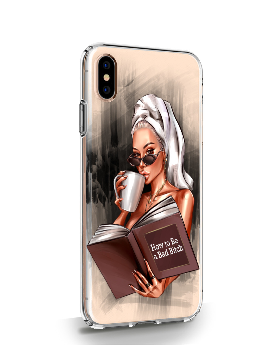 фото Чехол musthavecase для iphone xs max how to be a bad bitch прозрачный