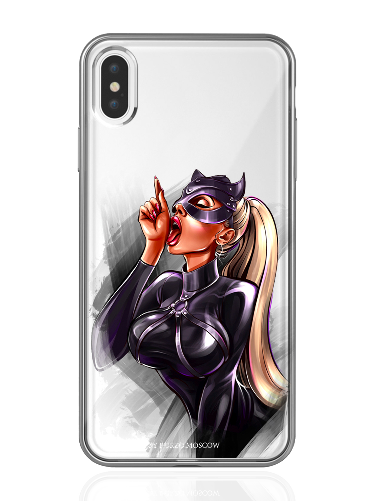 

Чехол MustHaveCase для iPhone XS Max Кошечка прозрачный, iPhone XS Max Kitty/ Кошечка