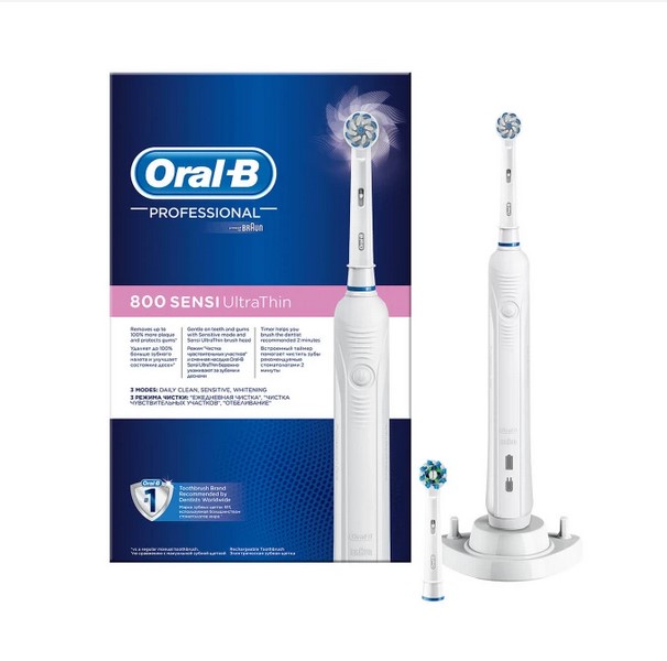 Электрическая зубная щетка Oral-B PRO 800 D 16.524.3U щётка зубная oral b pro 1 500 электрическая 3 режима чистки бирюзовая б0062290