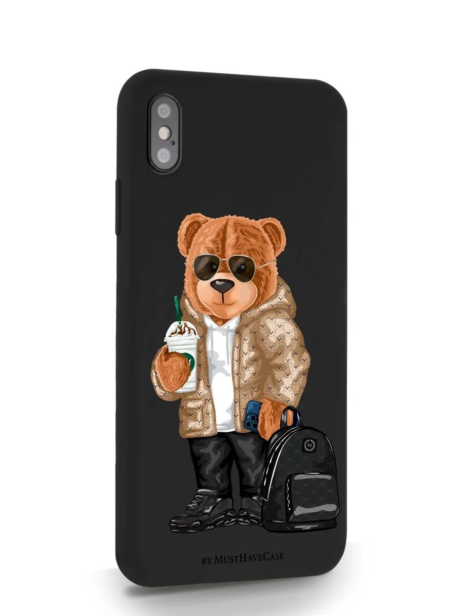 

Чехол MustHaveCase для iPhone XS Max Tony Style в очках черный, iPhone XS Max Tony Style в очках