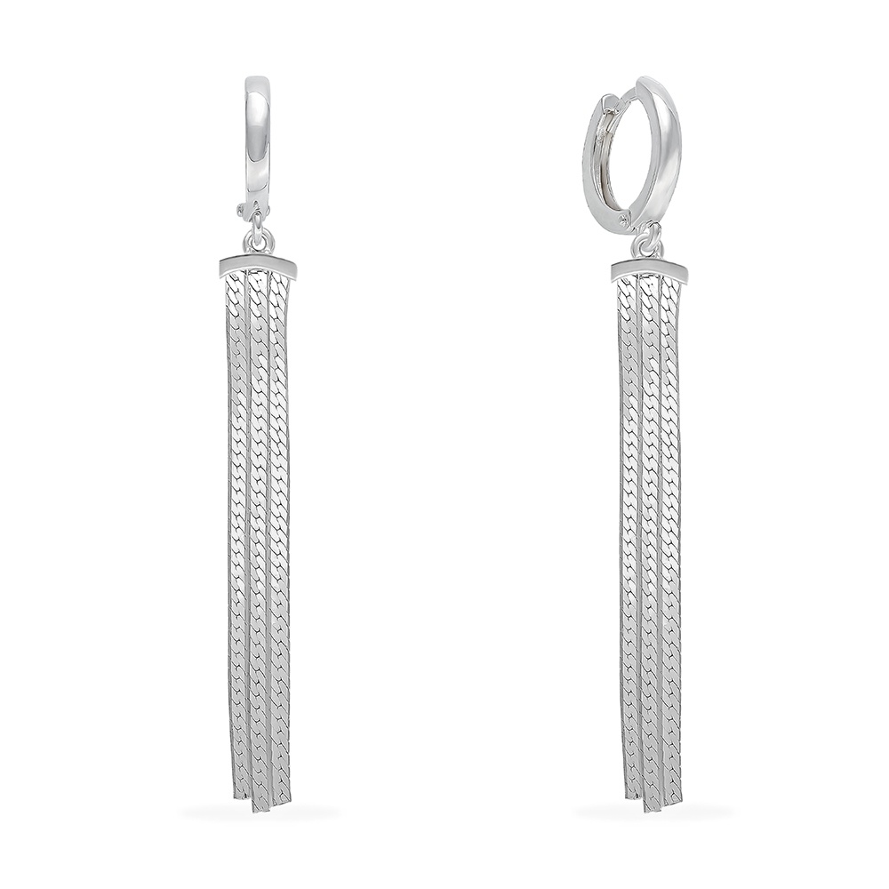 

Серьги из серебра без вставки 585Gold 702009395, 702009395