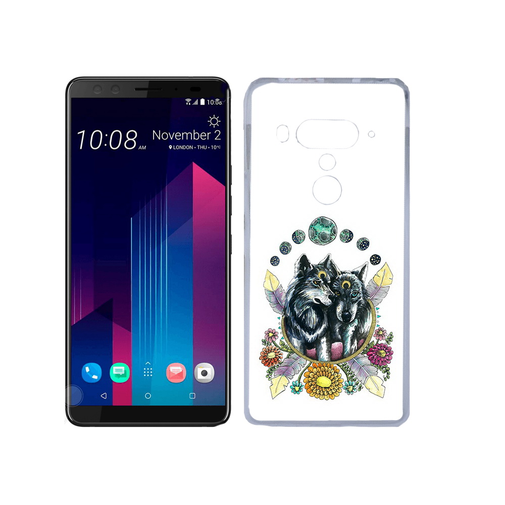 

Чехол MyPads Tocco для HTC U12+ красивые волки абстракция, Прозрачный, Tocco