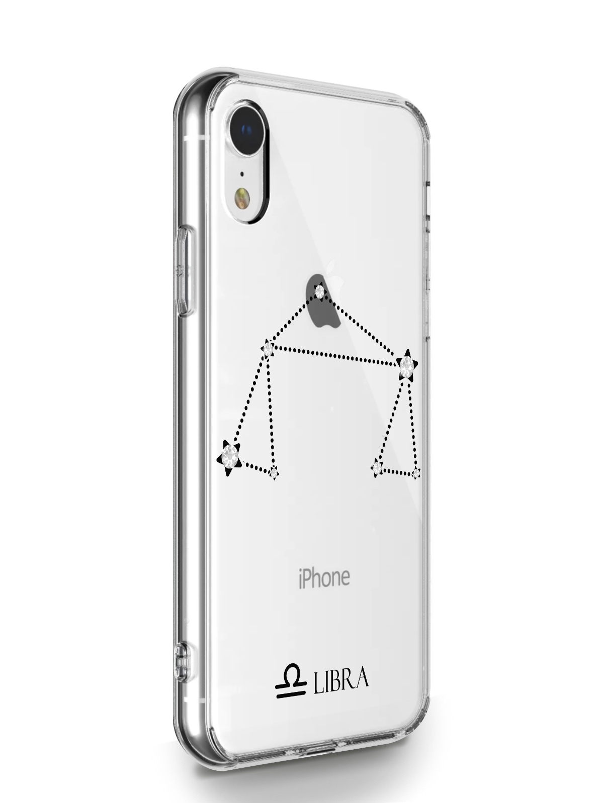 фото Чехол musthavecase для iphone xr знак зодиака весы прозрачный