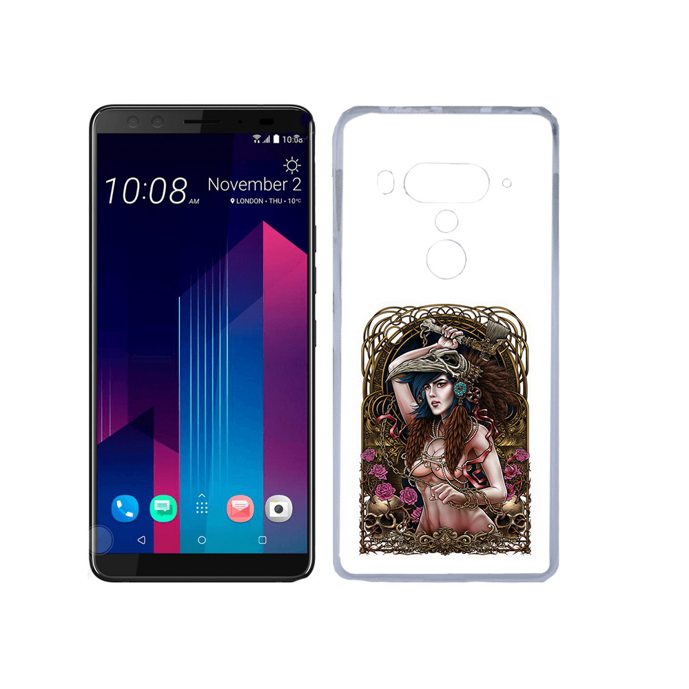 

Чехол MyPads Tocco для HTC U12+ красивая девушка рисунок, Прозрачный, Tocco