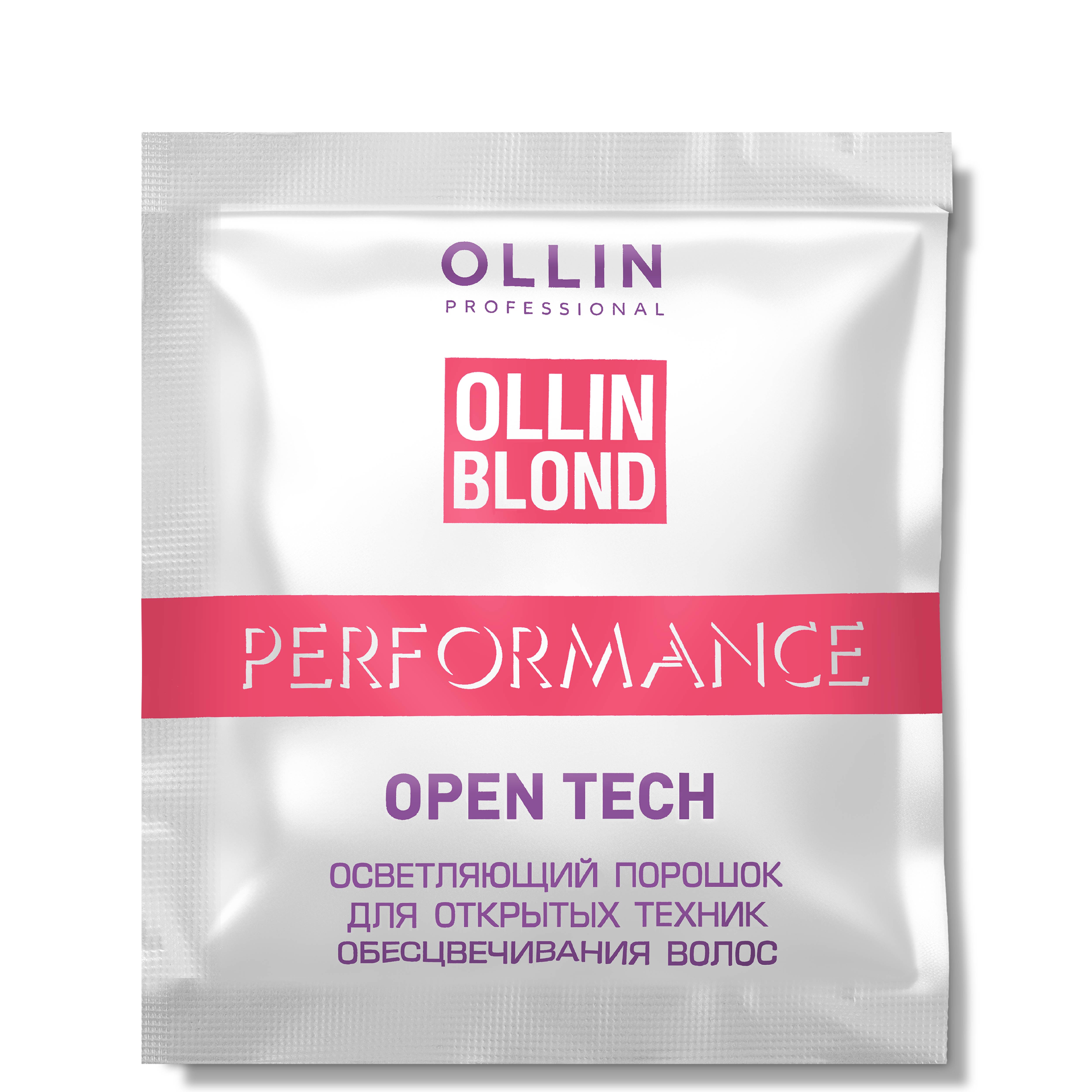 Осветляющий порошок для обесцвечивания волос Ollin Professional Open Tech 30г