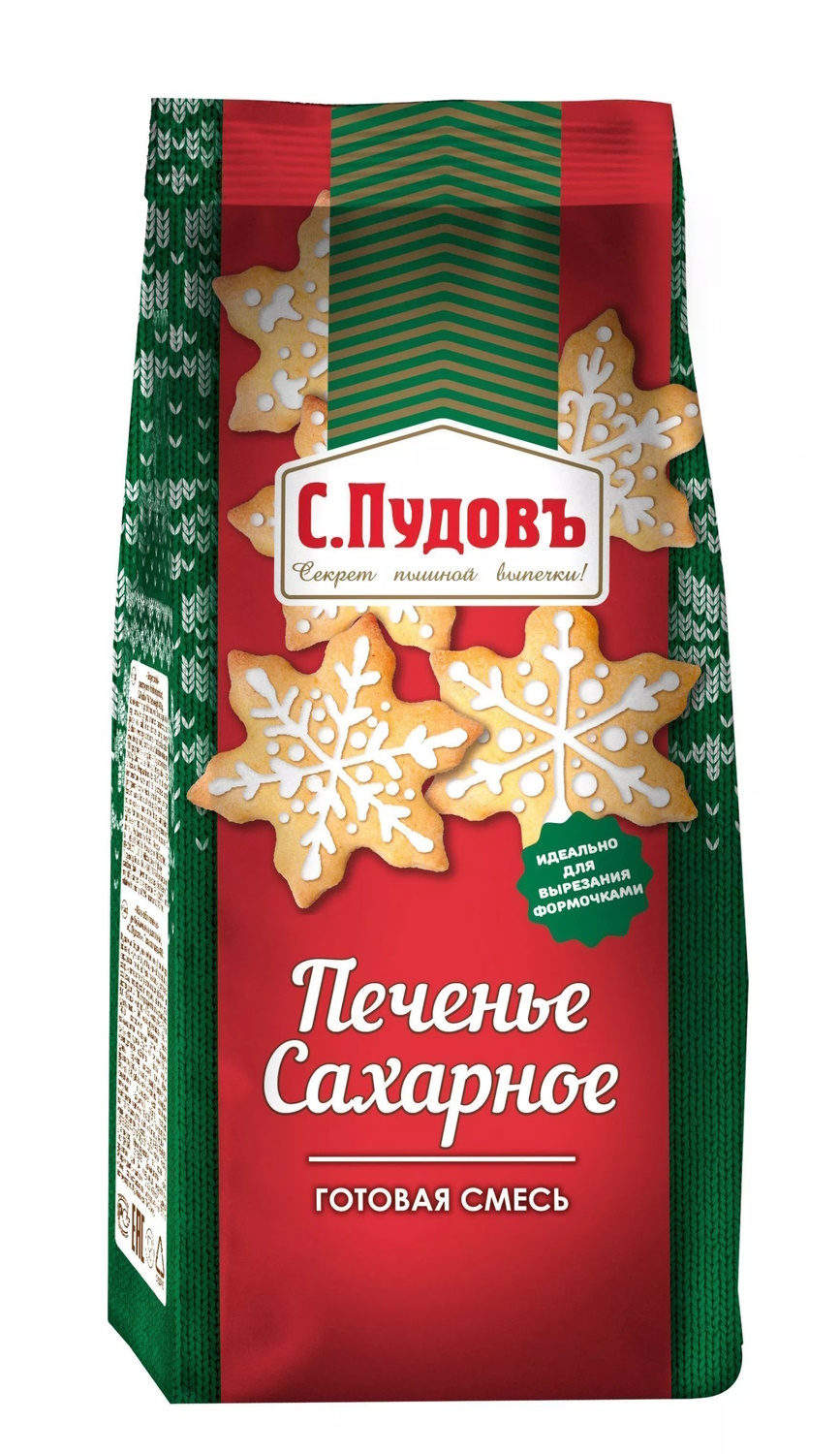 

Смесь для выпечки С.Пудовъ Печенье сахарное 411 г