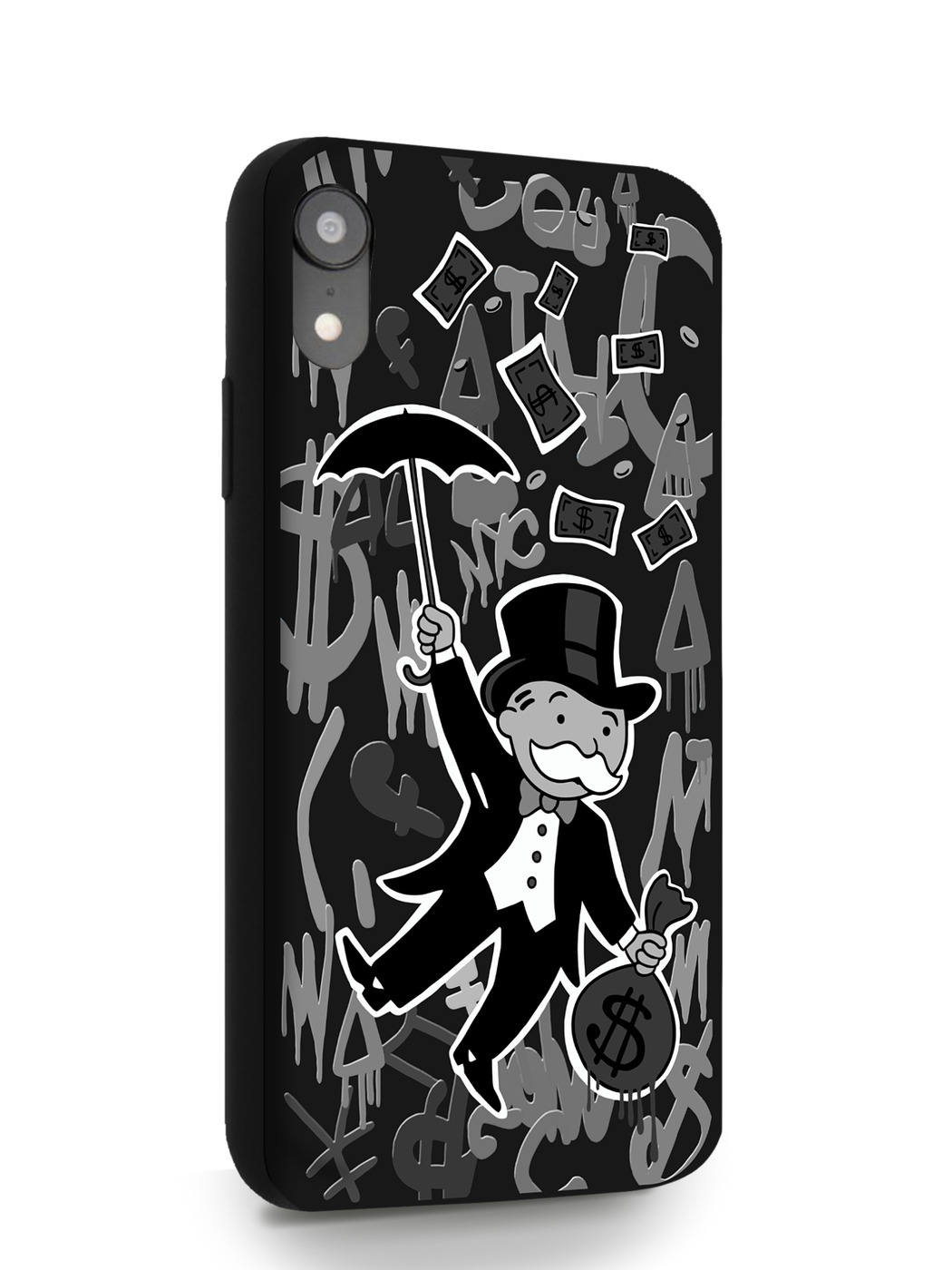 фото Чехол musthavecase для iphone xr monopoly black edition черный