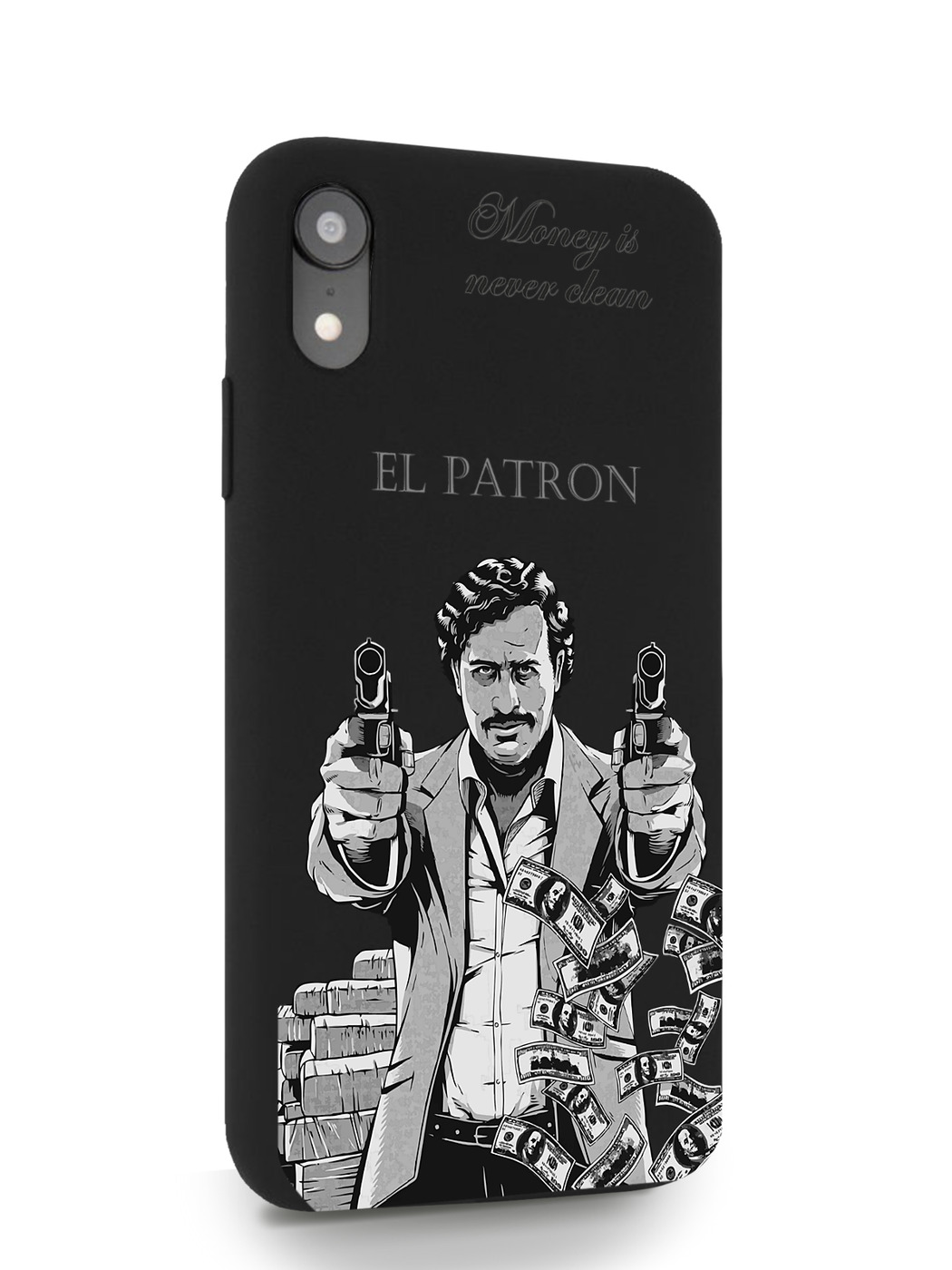 фото Чехол musthavecase для iphone xr el patron pablo escobar черный