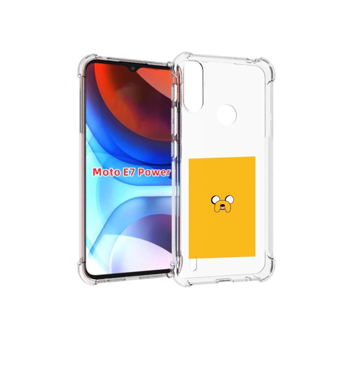 

Чехол MyPads Джейк-время-приключений для Motorola Moto E7 Power, Прозрачный, Tocco