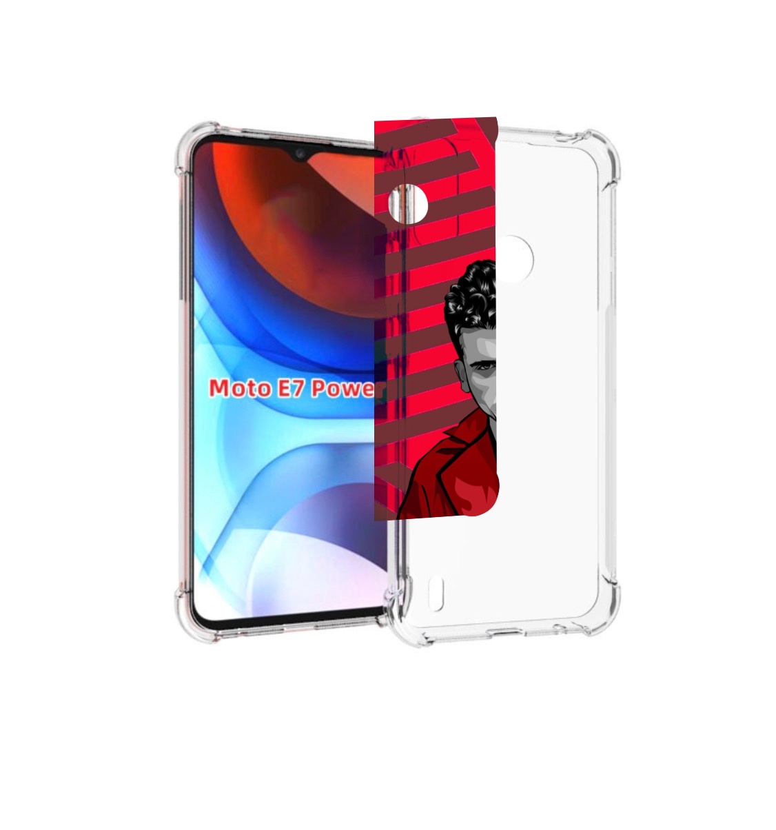 

Чехол MyPads Денвер-бумажный-дом для Motorola Moto E7 Power, Прозрачный, Tocco