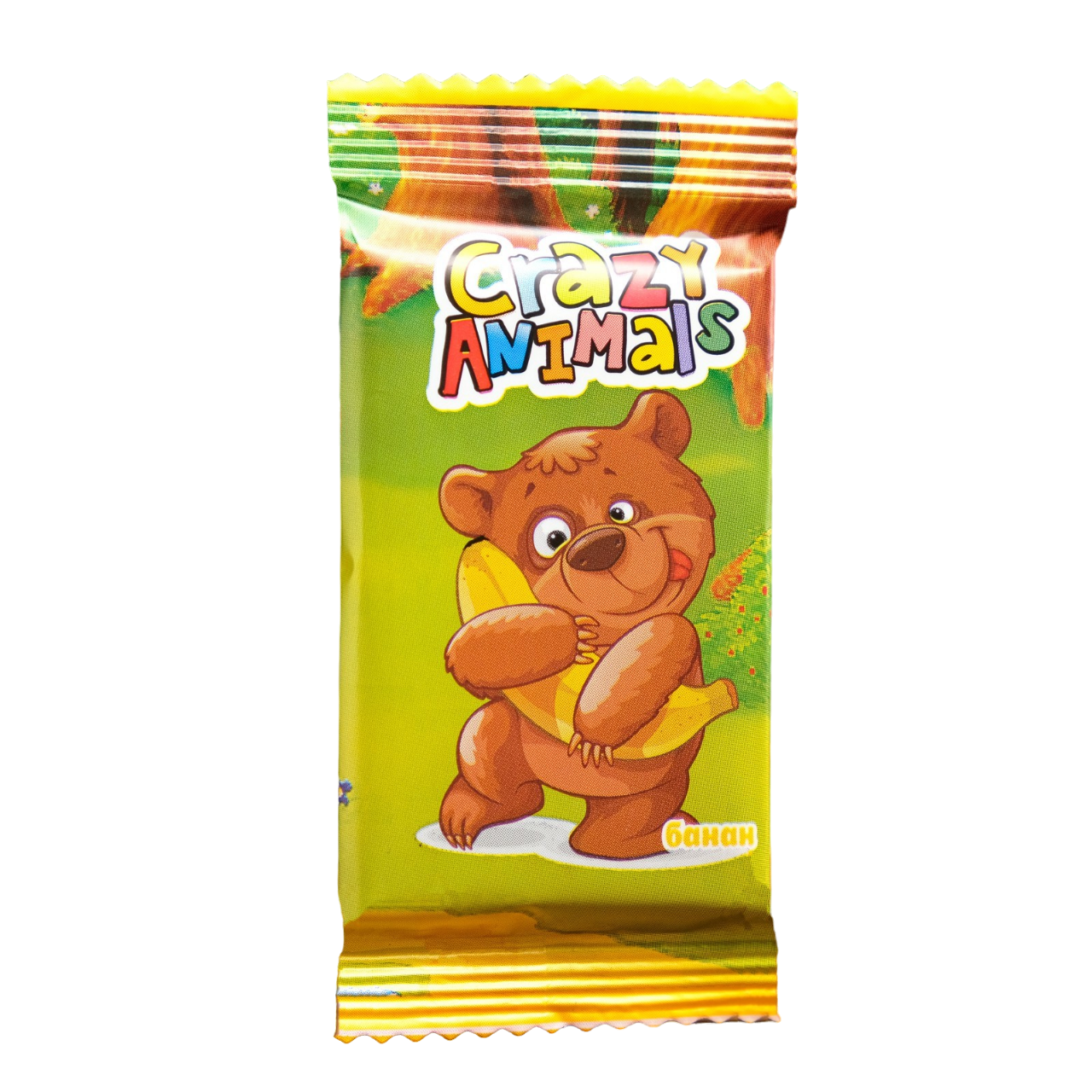 

Шоколад Кондитерская фабрика Shokolat'e Crazy Animals молочный банан 20 г