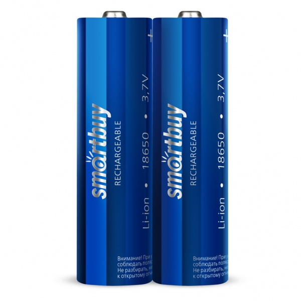 Аккумулятор Li-ion 18650-2000mAh SMARTBUY (2 шт.)