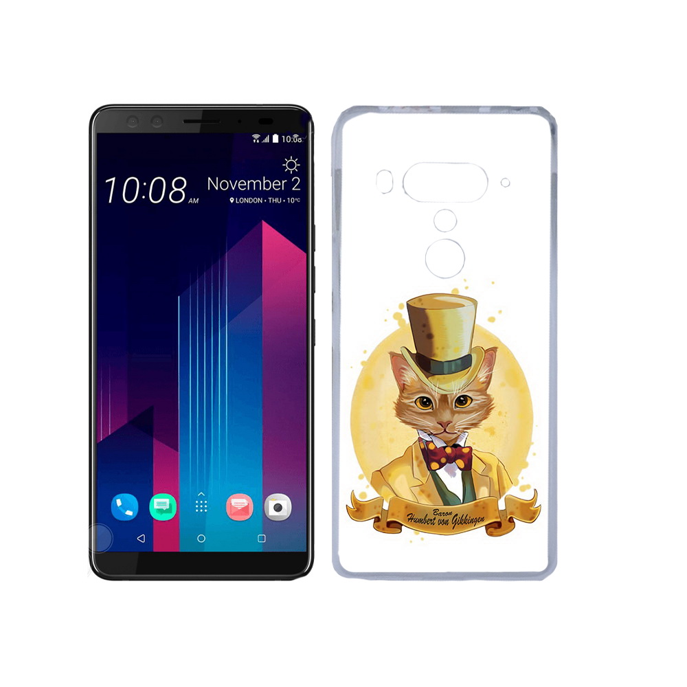 

Чехол MyPads Tocco для HTC U12+ кот юрист, Прозрачный, Tocco